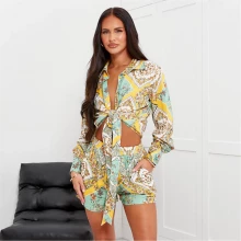 Женские шорты I Saw It First Paisley Print Floaty Shorts Co-Ord