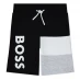 Boss Boss Large Logo Shorts Juniors Black 09B