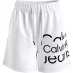 Calvin Klein Jeans Logo Jogging Shorts Junior White YAF