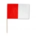 Official Hand Flag Red/White