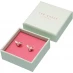 Ted Baker EISLEY Enamel Mini Button Earrings For Women Rose Gold