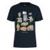 Warner Brothers WB Friends Doodles 01 T-Shirt Navy