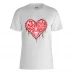Marvel Marvel Heart T-Shirt White
