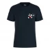 Character Disney Mickey Mouse Arrow Heart T-Shirt Navy