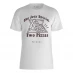 Warner Brothers WB Friends Two Pizzas T-Shirt White