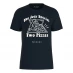 Warner Brothers WB Friends Two Pizzas T-Shirt Navy