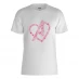 Marvel Marvel Heart Avenger Symbol T-Shirt White