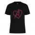 Marvel Marvel Heart Avenger Symbol T-Shirt Black