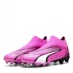 Мужские бутсы Puma Ultra Match Laceless Firm Ground Football Boots Pink/White/Blk
