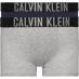 Детское нижнее белье Calvin Klein Calvin Klein 2 Pack Boxer Shorts Grey/Blue 025