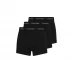 Calvin Klein Pack Cotton Stretch Boxer Shorts Black/Black