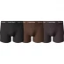 Calvin Klein Pack Cotton Stretch Boxer Shorts Blk/Brn/Umb E0Y