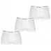 Calvin Klein 3 Pack Low Rise Boxer Shorts Mens White
