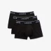 Мужские трусы Lacoste 3 Pack Boxer Shorts Black