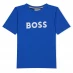 Boss Logo T Shirt Juniors Blue 846