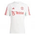 adidas Manchester United Training Shirt 2023 2024 Adults Core White