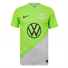 Мужская футболка с коротким рукавом Nike Wolfsburg Home Shirt 2023 2024 Adults