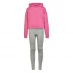 Детский спортивный костюм adidas OTH Fleece Tracksuit Junior Girls Pink/Grey