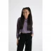 Детский спортивный костюм Puma Fleece Tracksuit Junior Girls Purple/Black