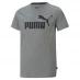 Puma Essentials Logo T Shirt Med Grey