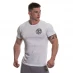 Мужская футболка с коротким рукавом Golds Gym Basic Left Chest T-shirt Mens White