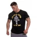 Мужская футболка с коротким рукавом Golds Gym Muscle Joe T-Shirt Mens Black