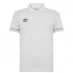 Мужская футболка с коротким рукавом Umbro Prem Poly Polo Sn99 White/Blue