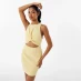 Женское платье Jack Wills Twist Front Mini Dress Yellow