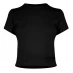 Жіноча футболка Ellesse Womens Dropper Crop T-Shirt Washed Black