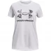 Детская футболка Under Armour Tech™ Print Fill Big Logo Short Sleeve Girls White/Black