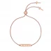 Ted Baker SARAIO Sparkle Bar Adjustable Bracelet For Women Rose Gold/Cryst