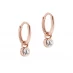 Ted Baker SINALAA Crystal Drop Huggie Earring Rose Gold/Cryst