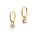Ted Baker SINALAA Crystal Drop Huggie Earring Gold/Crystal