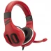 Subsonic Subsonic Wired Football Gaming Stereo Headset Red