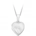 Be You Silver Engraved Oval Locket Sterling Silver