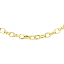 Be You 9ct Gold Oval Belcher Chain