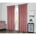 Home Curtains Otto Thermal Interlined Eyelet Curtains Blush