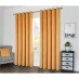 Home Curtains Otto Thermal Interlined Eyelet Curtains Ochre
