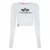 Alpha Industries Alpha Bsc Cropped Ls Ld34 09 White