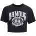 Жіноча футболка Under Armour Collegiat SS Crop Ld99 Black