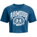 Жіноча футболка Under Armour Collegiat SS Crop Ld99 Blue