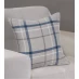 Home Curtains Hudson Check Filled Cushion Blue