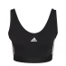 Женский топ adidas 3-Stripes Crop Top With Removable Pads Black/White