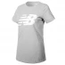 New Balance Classic Logo T-Shirt Womens Grey