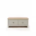 Homelife Sherbourne 2 Drawer Coffee Table Grey