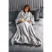 Homelife Snuggle Blanket Silver