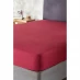 Homelife Brushed Cotton Fitted Sheet Deep Red
