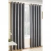 Homelife Vogue Woven Blackout Eyelet Curtains Grey