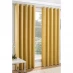 Homelife Vogue Woven Blackout Eyelet Curtains Ochre