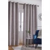 Homelife Chenille Woven Eyelet Curtains Grey